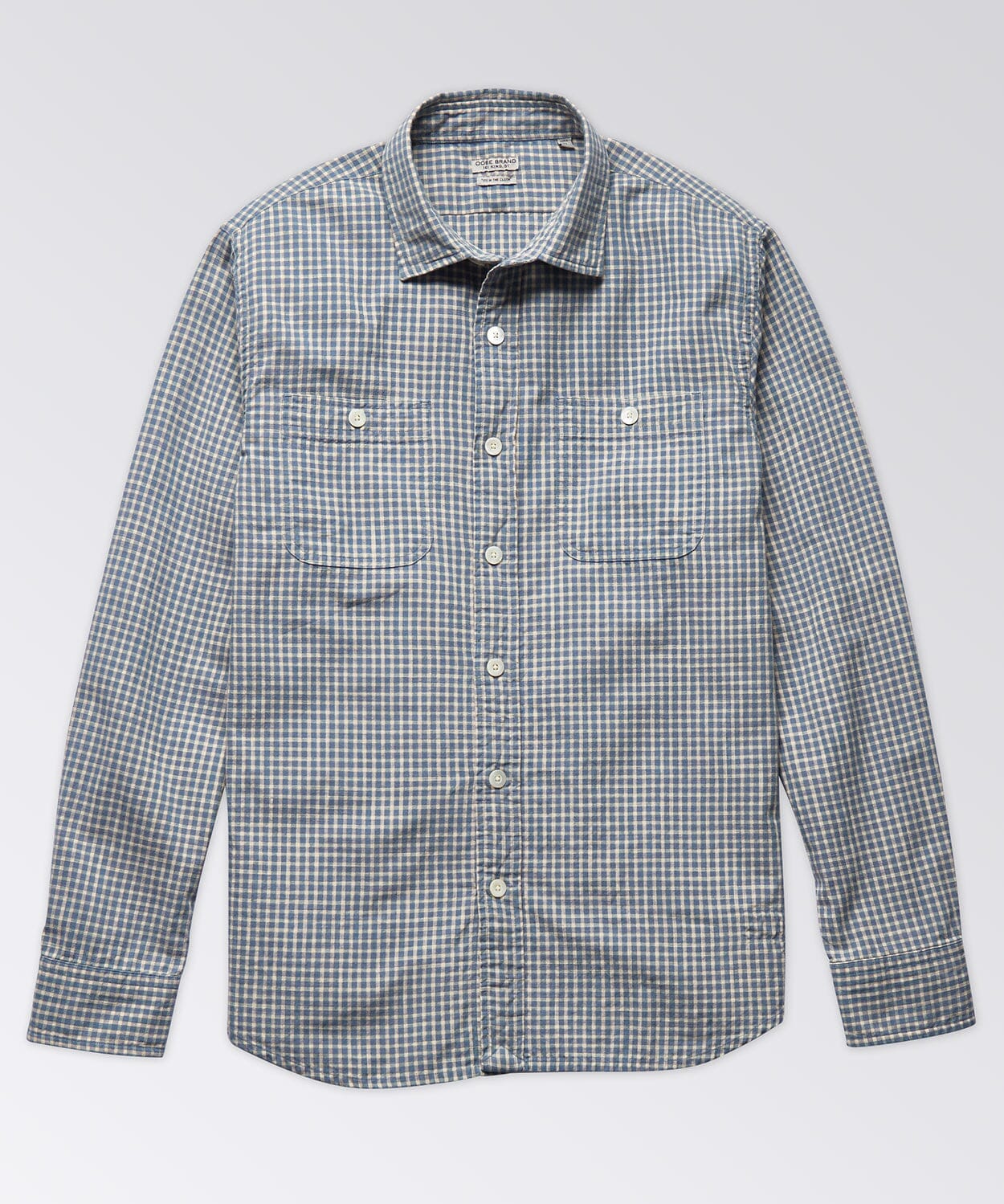 Marlan Workshirt Button Downs OOBE BRAND Blue Check S 