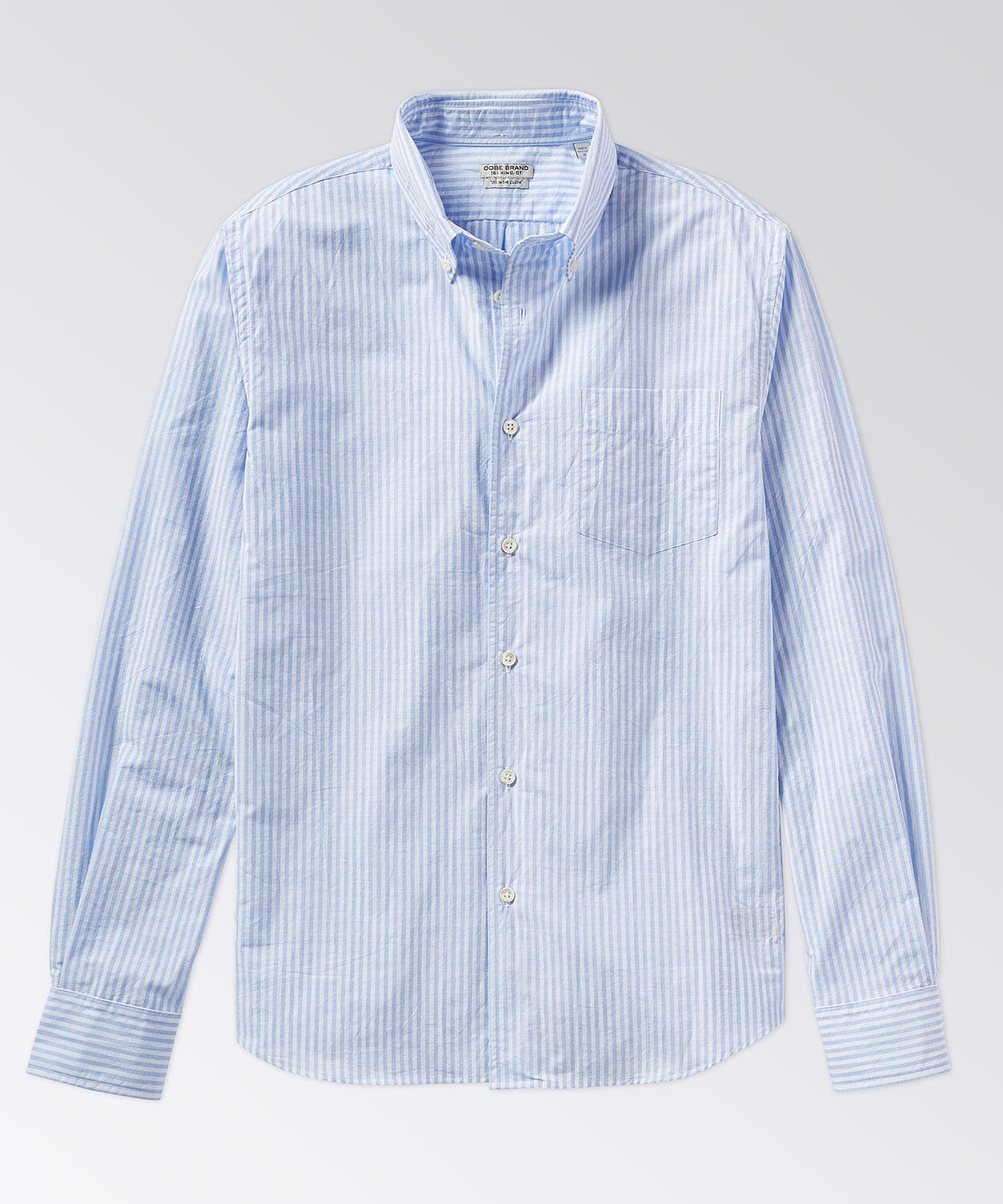 Excella Shirt Button Downs OOBE BRAND White / Light Blue S 
