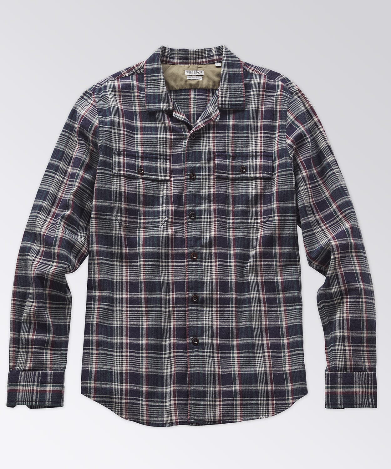 Rogers Twill Shirt Button Downs OOBE BRAND Woodside Plaid S 