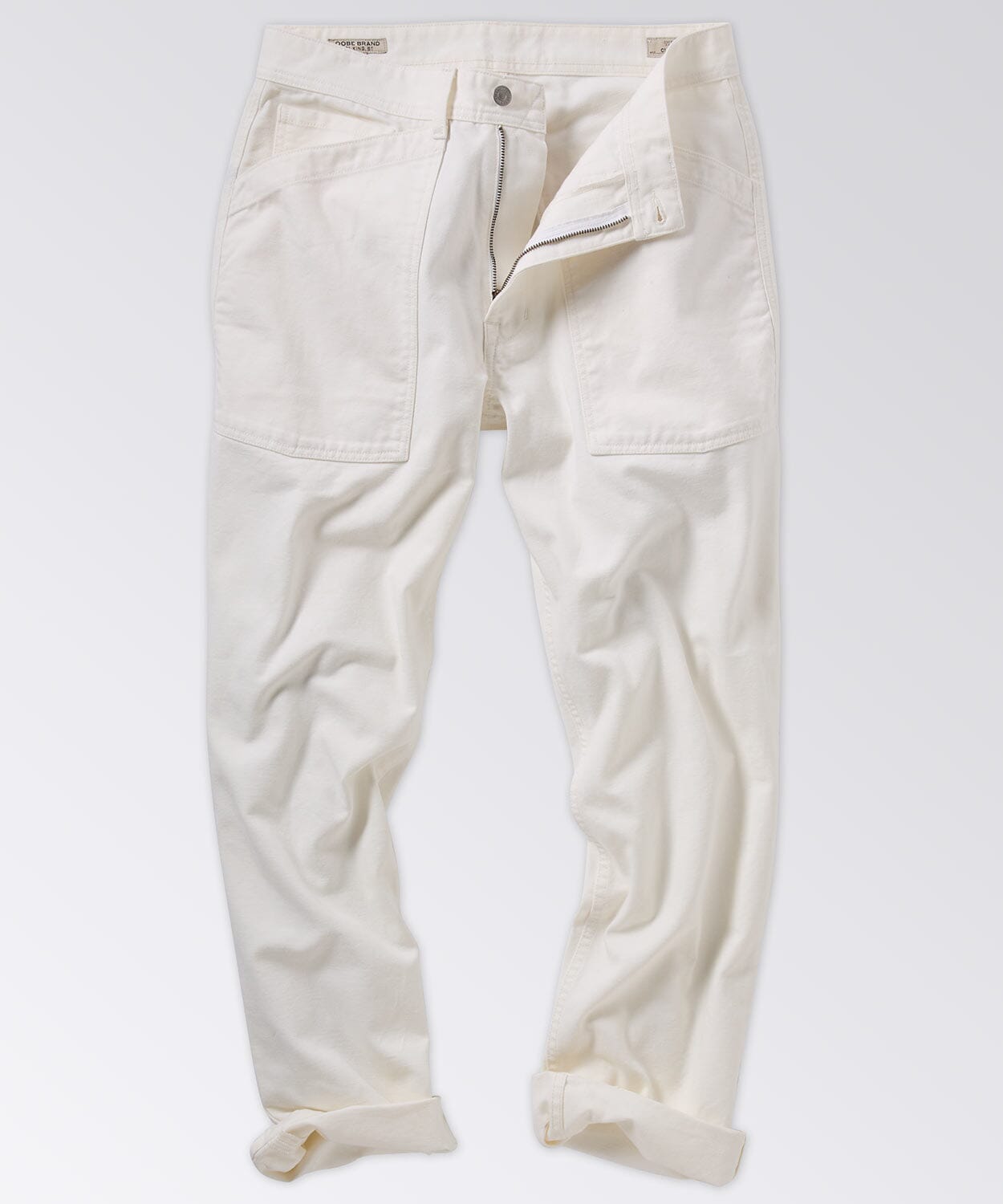 Stocker Canvas Work Pant Pants OOBE BRAND Classic White 32" 30"