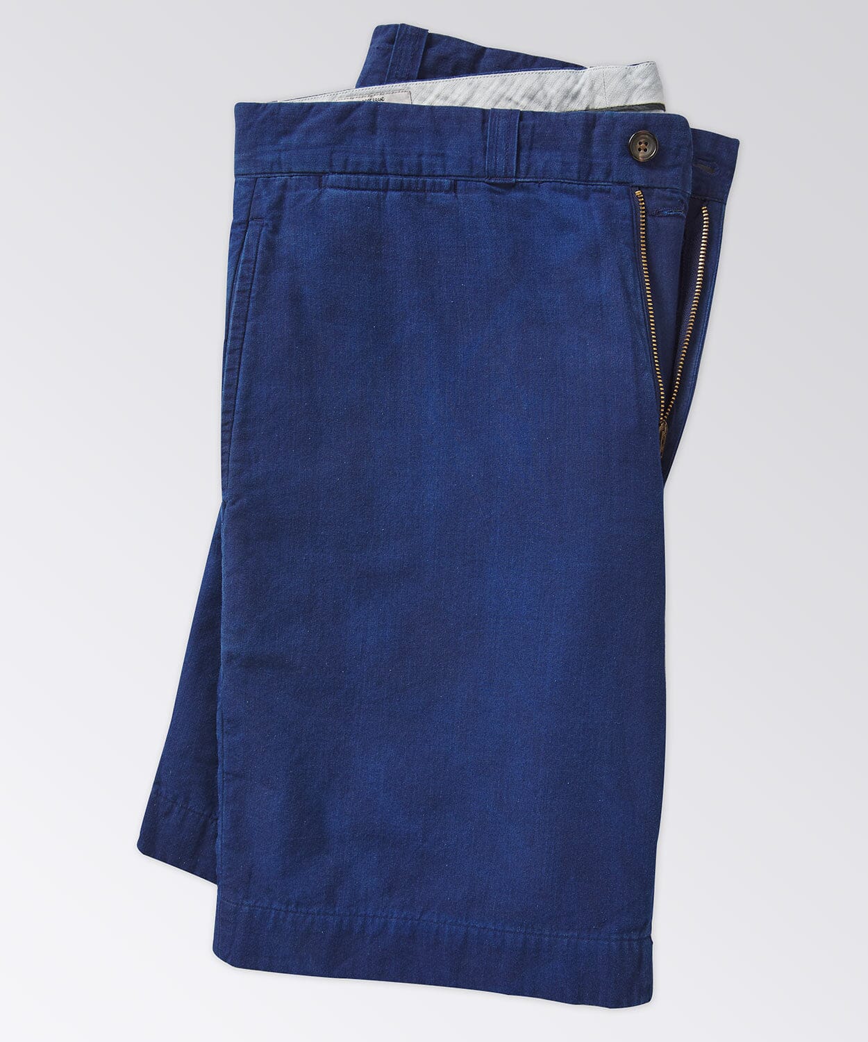 side of blue shorts for men
