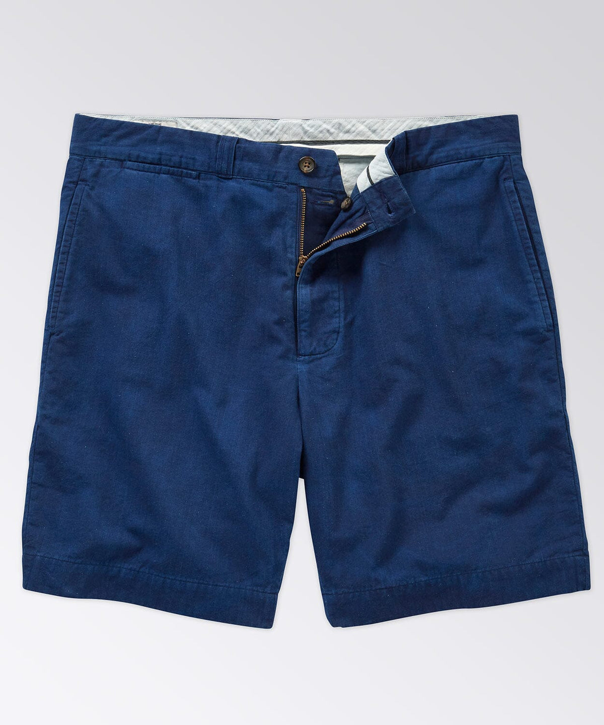 front of blue shorts for men