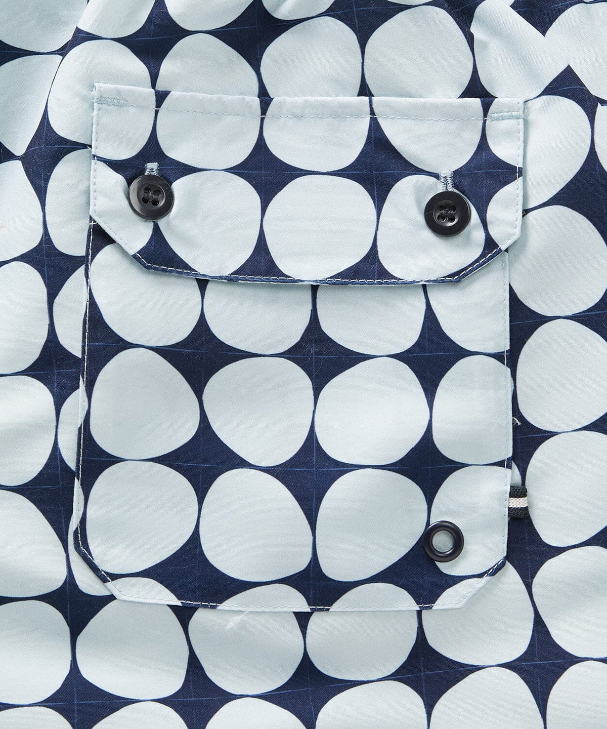 mens printed swim trunk - pocket