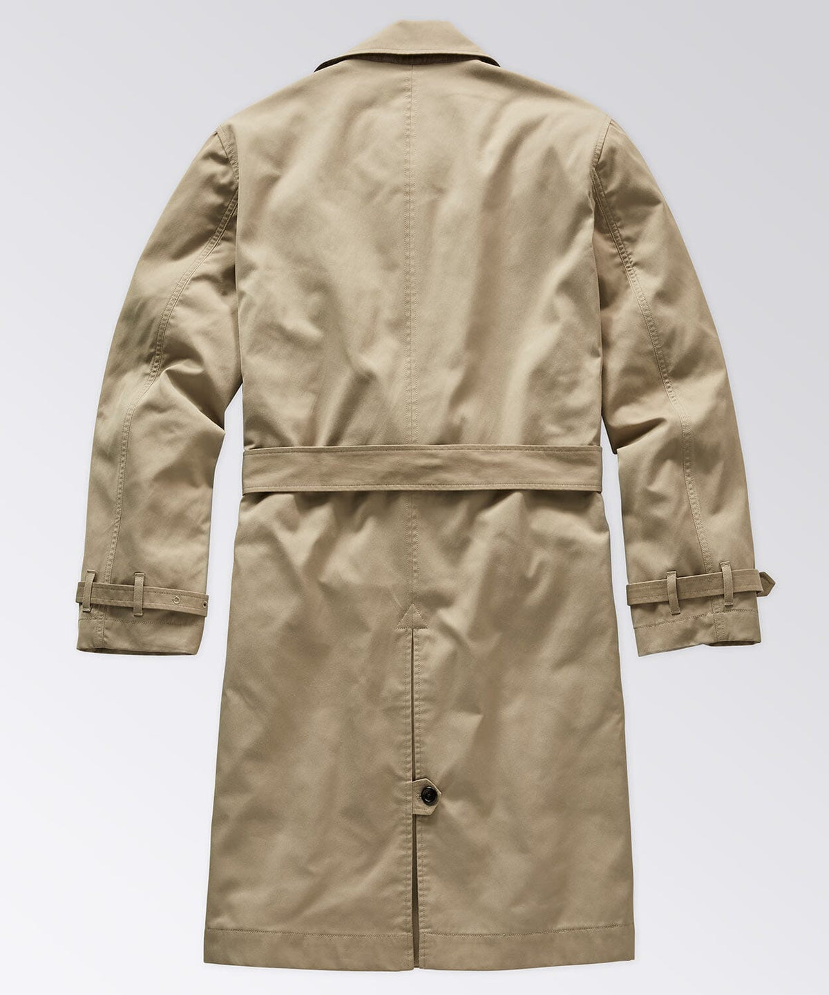 mens trench coat - back