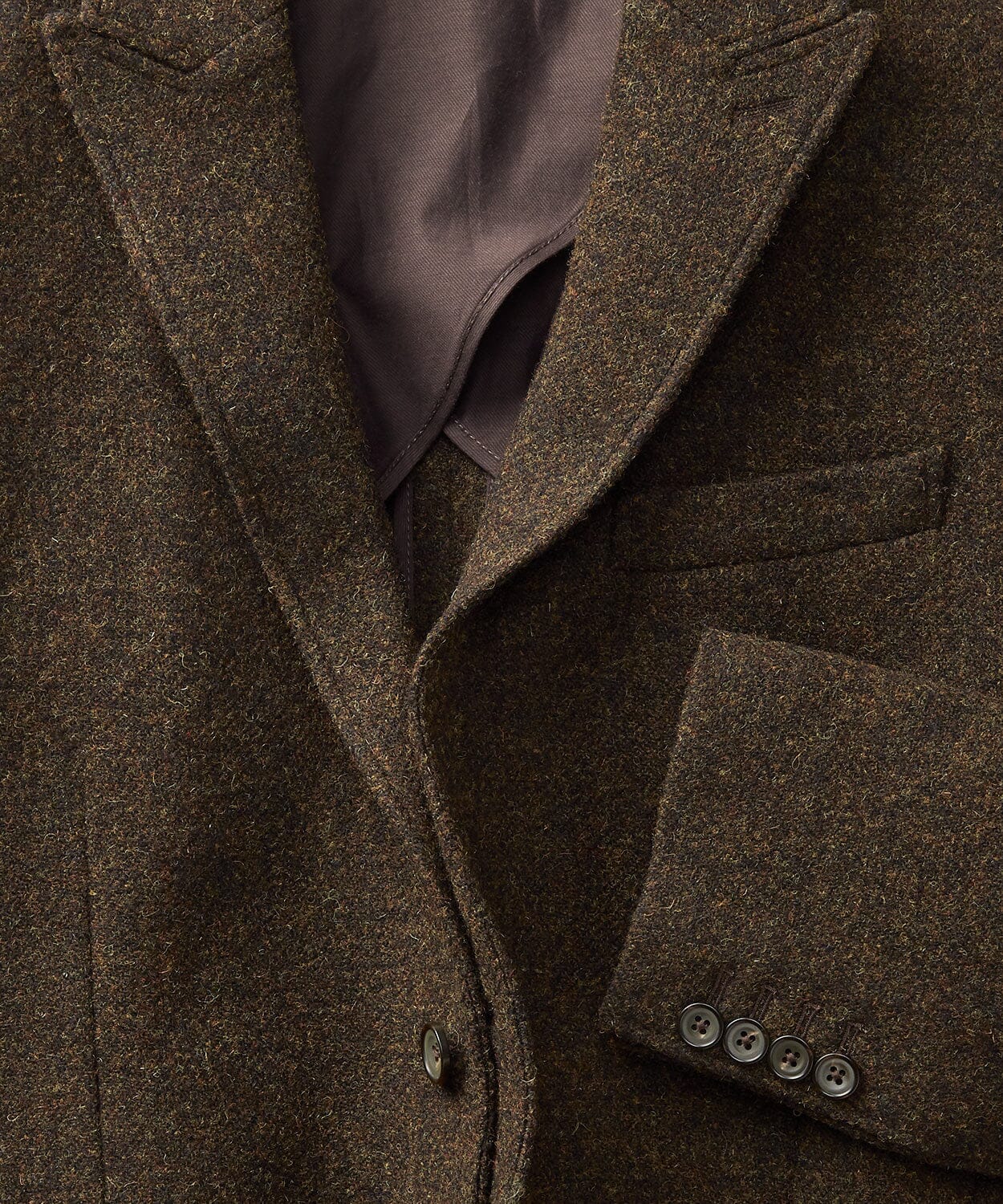 Peak Lapel Tweed Blazer Sport Coats & Blazers OOBE BRAND 