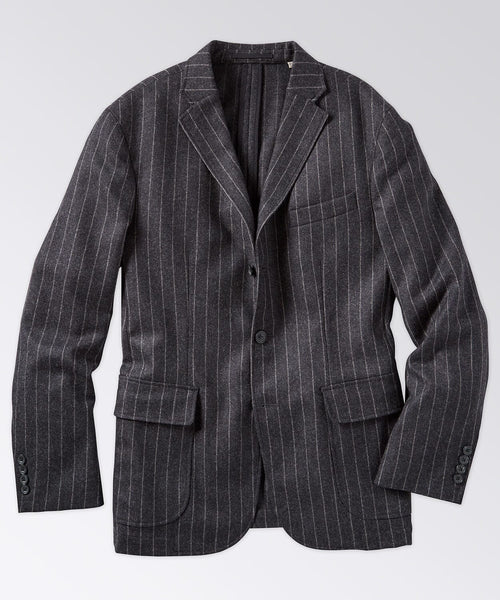 Men's Clarke Wool Striped Sport Coat | OOBE BRAND