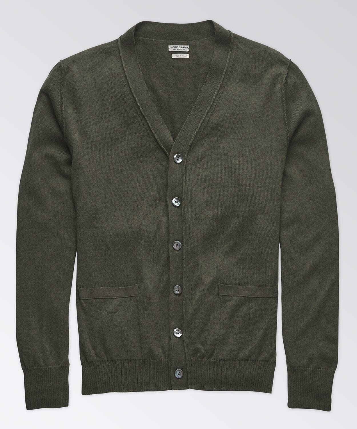 Ashworth Cardigan Sweaters OOBE BRAND Dark Olive S 