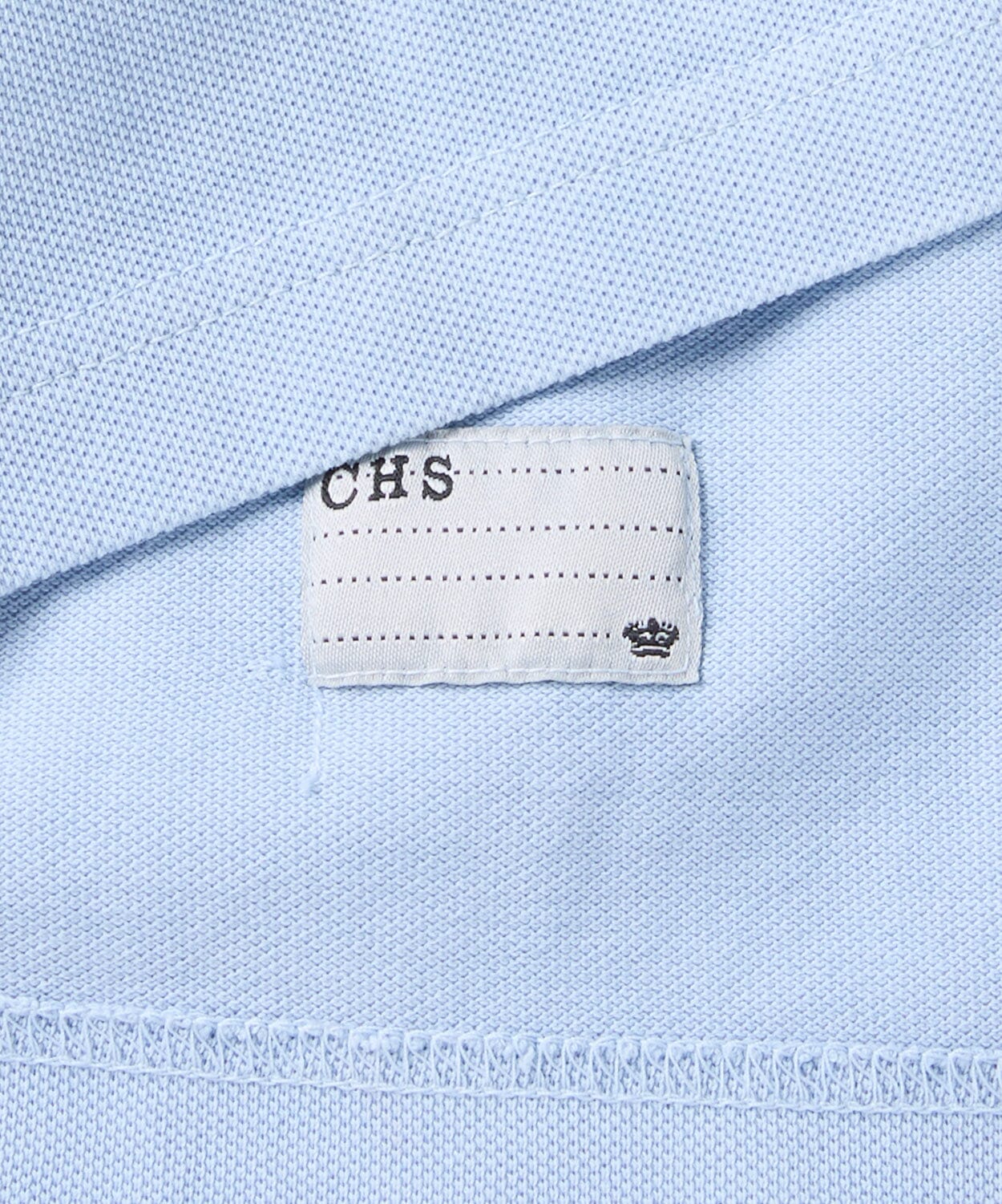 detail of a polo shirt