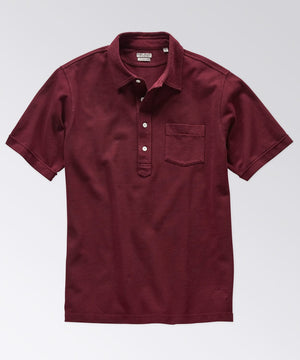 front of a polo shirt