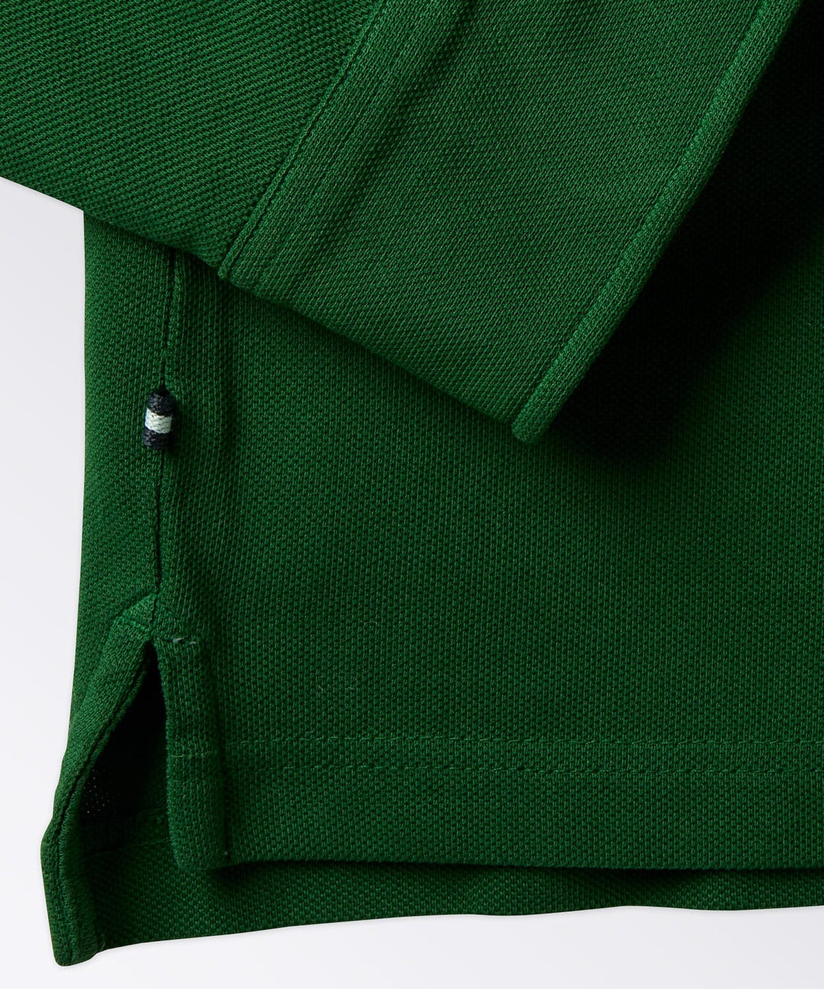 detail of a mens long sleeve shirt