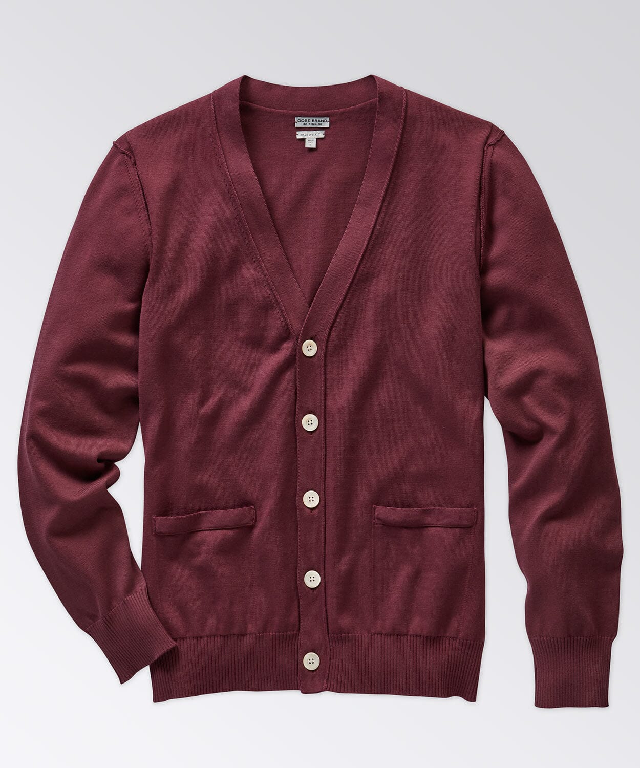 Ashworth Cardigan Sweaters OOBE BRAND Currant M 