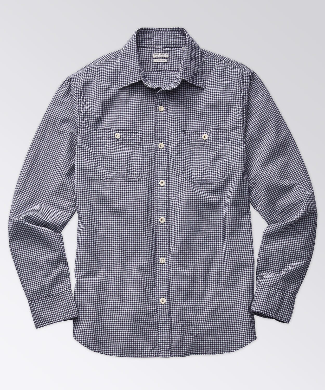 Marlan Check Workshirt Button Downs OOBE BRAND Blue/White L 