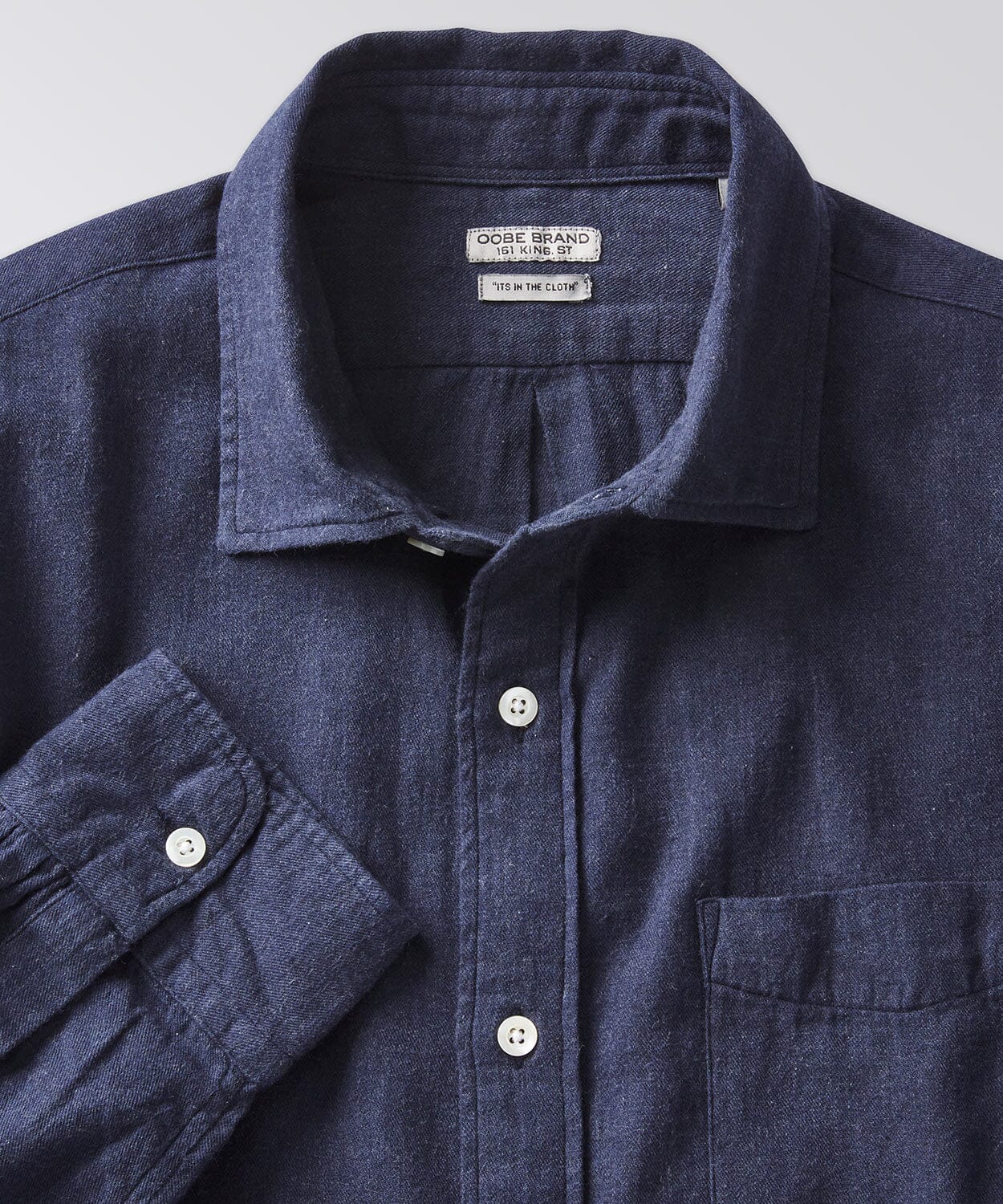 Excella Brushed Heather Solid Shirt Button Downs OOBE BRAND 
