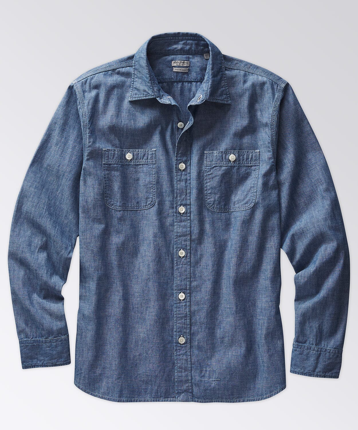Marlan Chambray Workshirt Button Downs OOBE BRAND Chambray S 