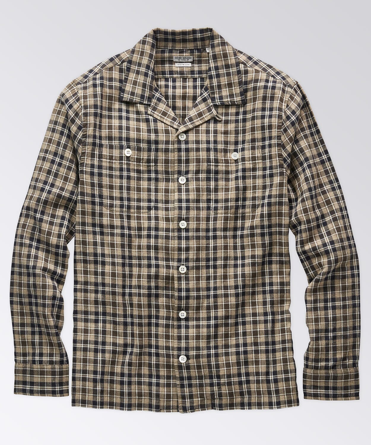 OPICLOTH Twist-Front Tie-Dye Shirt