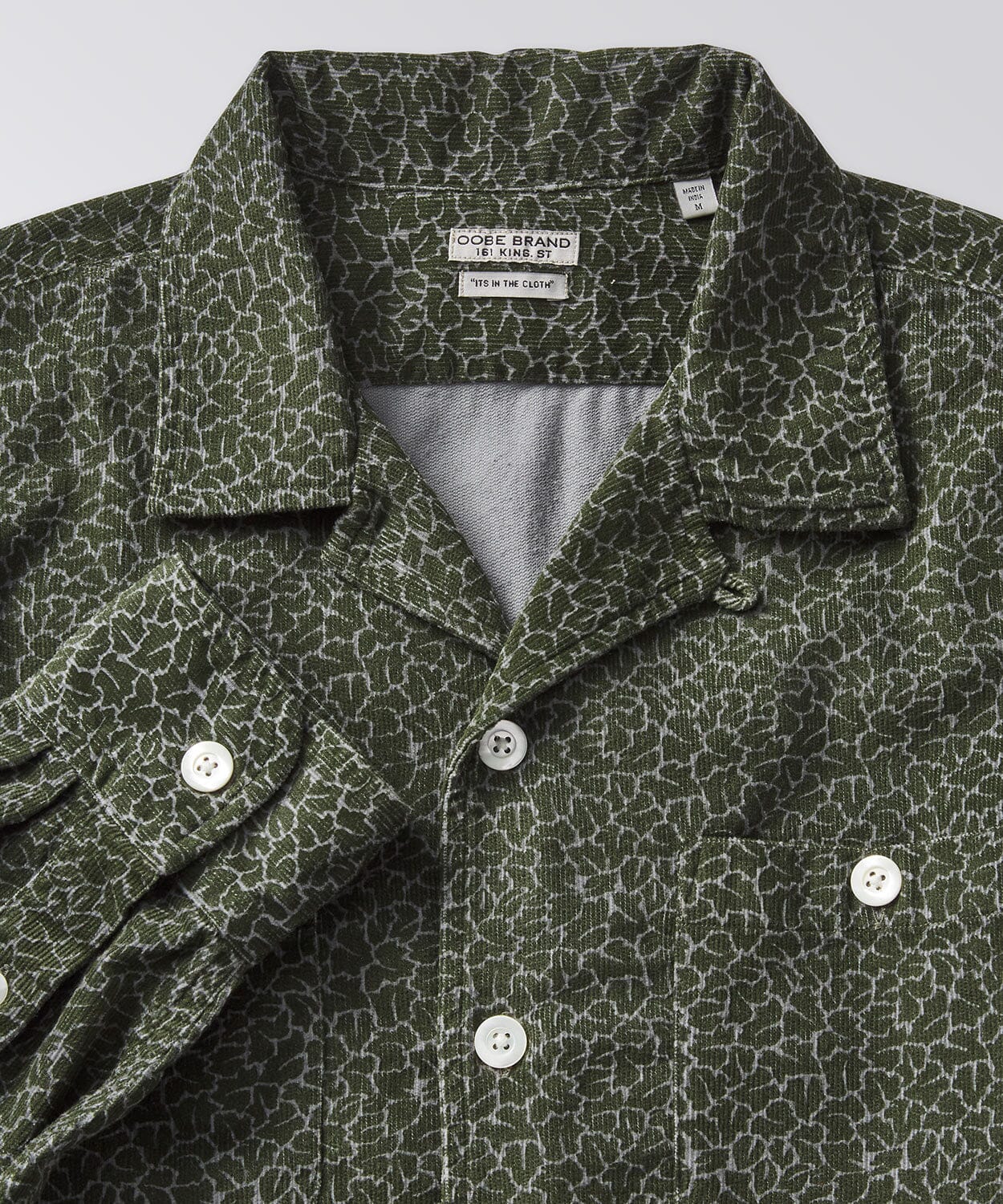 Stanton Cord Camp Shirt Button Downs OOBE BRAND 