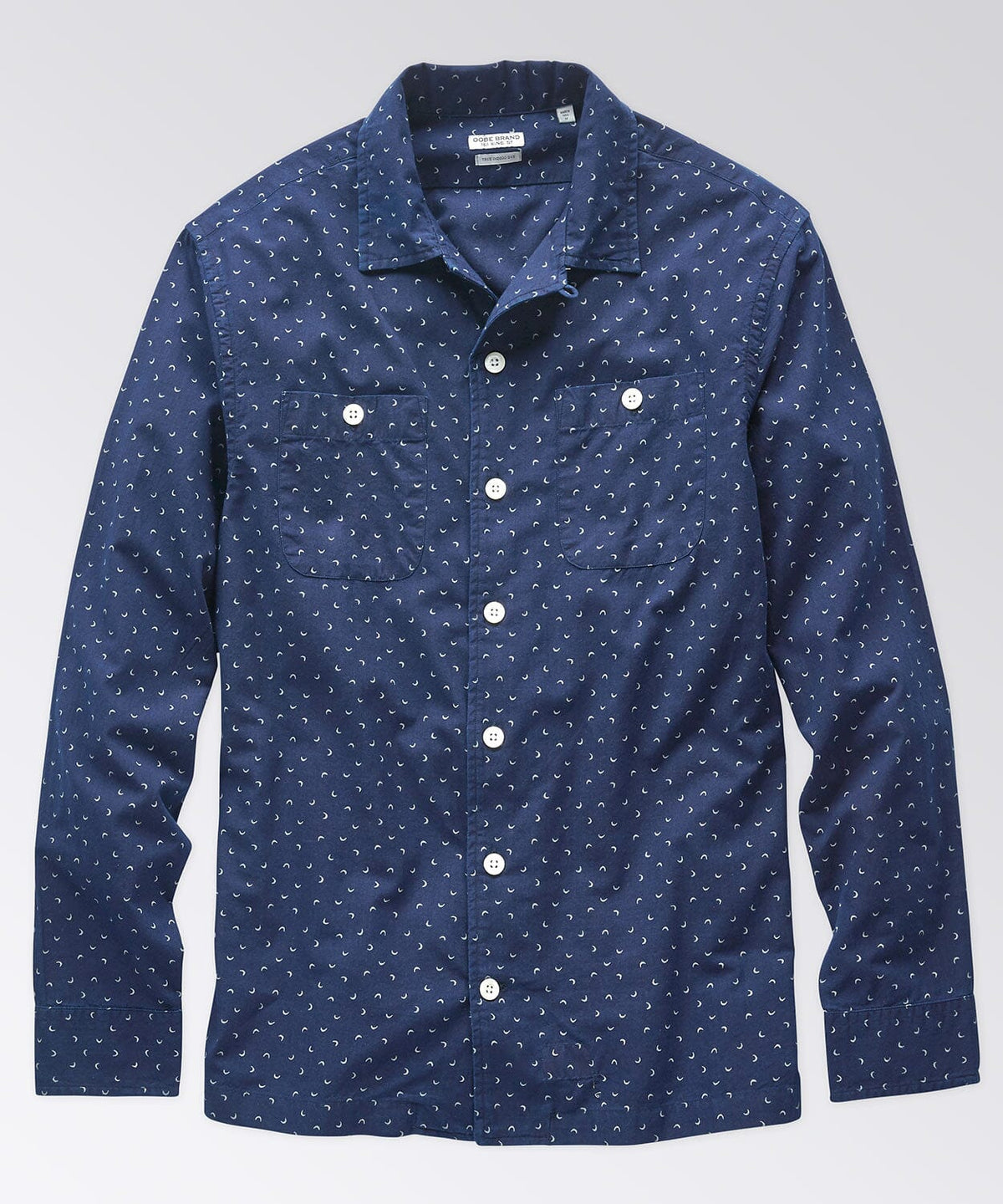 Stanton Indigo Print Camp Shirt