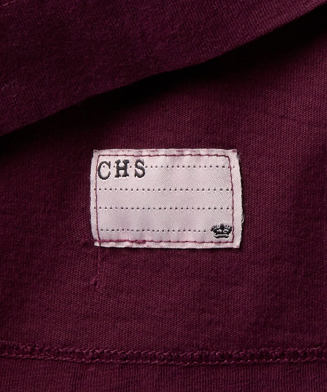 detail of a mens henley shirt