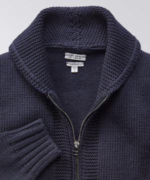front of a zip sweater for men