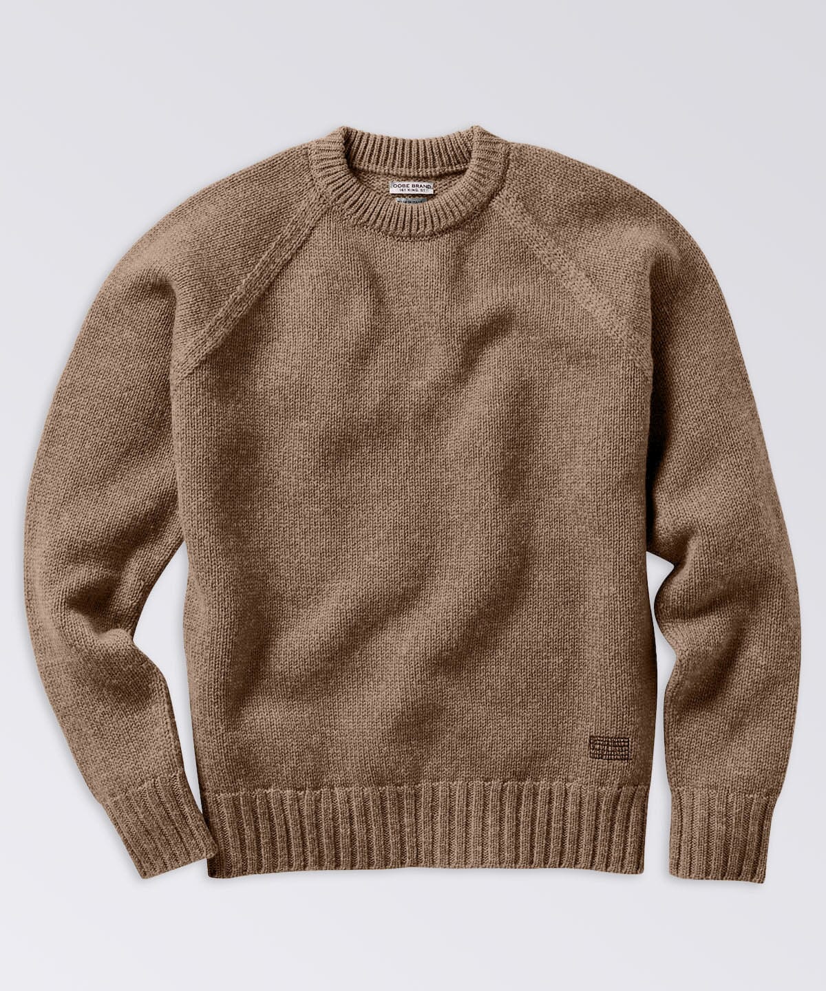 Edisto Crew Wool Sweater Sweaters OOBE BRAND Camel S 