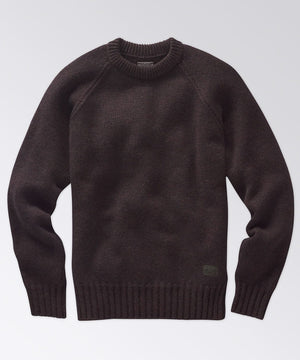 front of a mens crew neck sweater