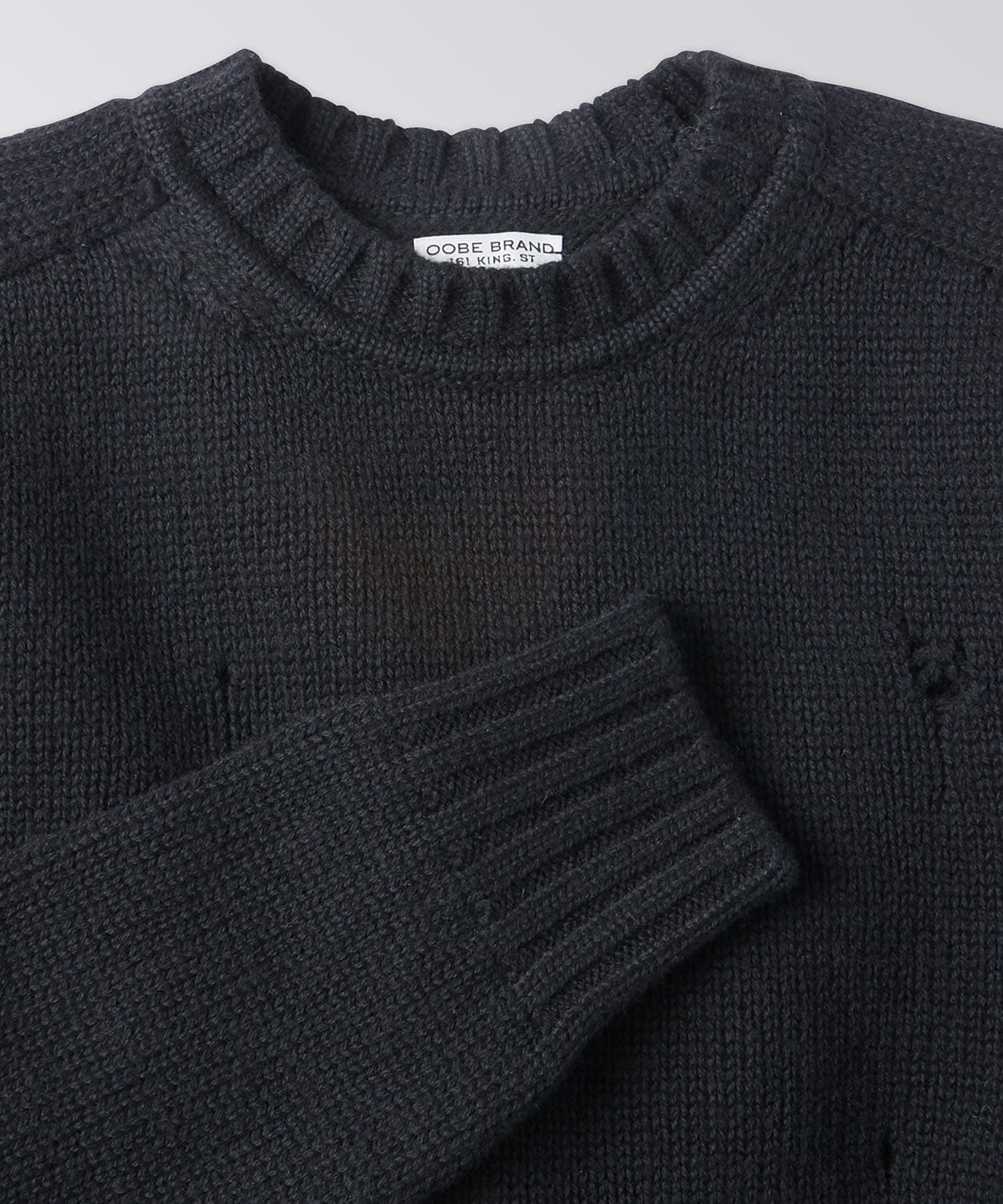 Mens Ballast Wool Crew Neck Sweater OOBE BRAND