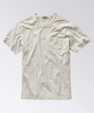 mens solid tee with pocket