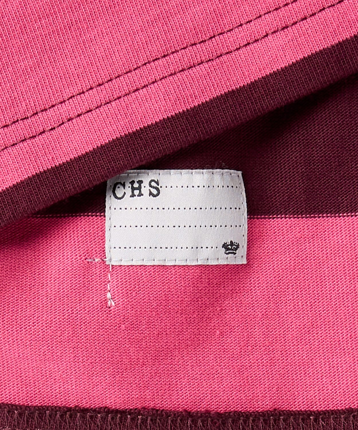 detail of a mens rugby shirt