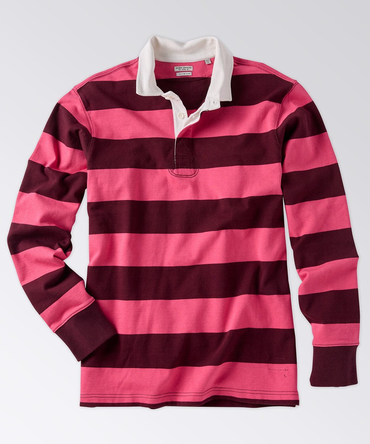 Mens Dunbar Long Sleeve Rugby Shirt | OOBE BRAND