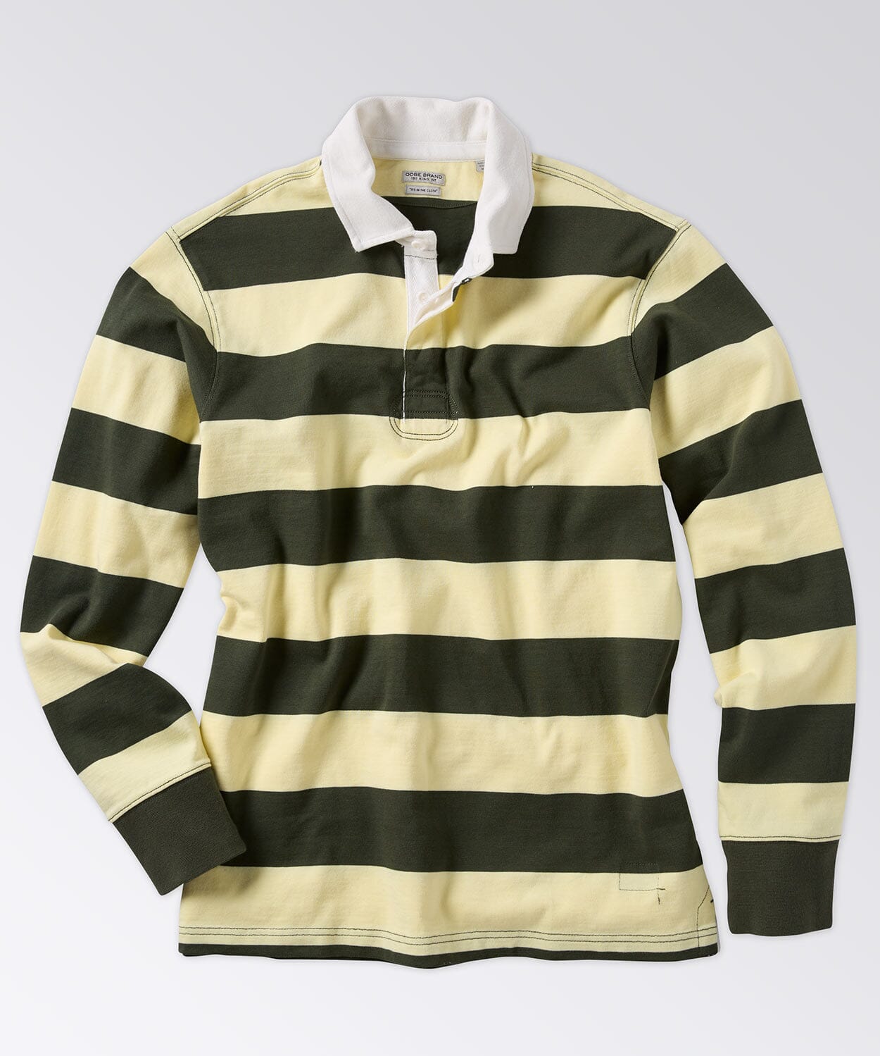 Black and best sale yellow rugby shirt