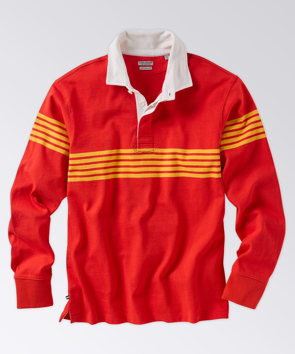 front of a mens rugby shirt