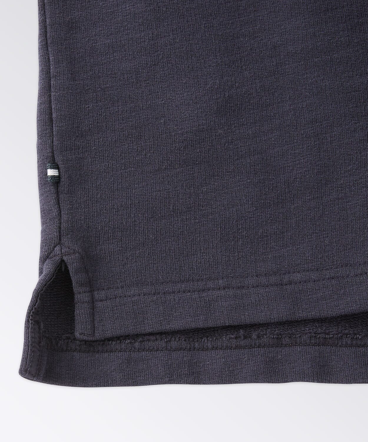 Close up of Small Tab Label on Side Seam