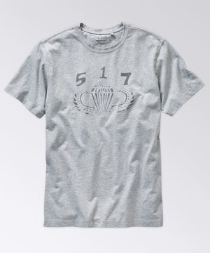 grey tee with numbers on it