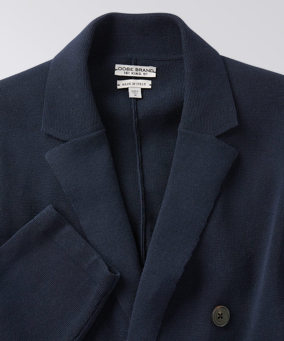 front of a mens cardigan