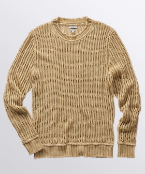 front of a sweater