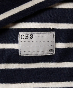 detail of a striped shirt for men