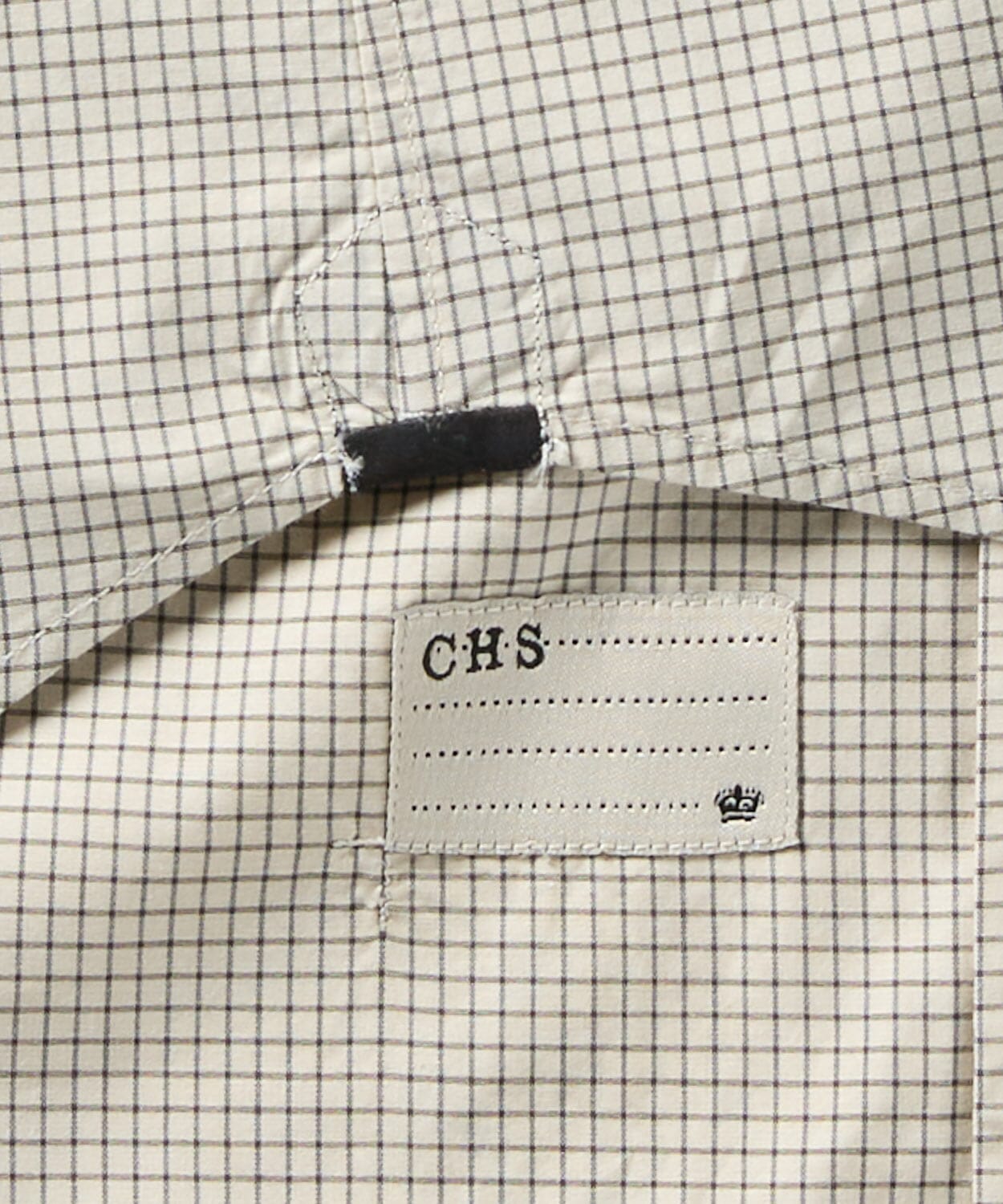 detail of mens button down shirt