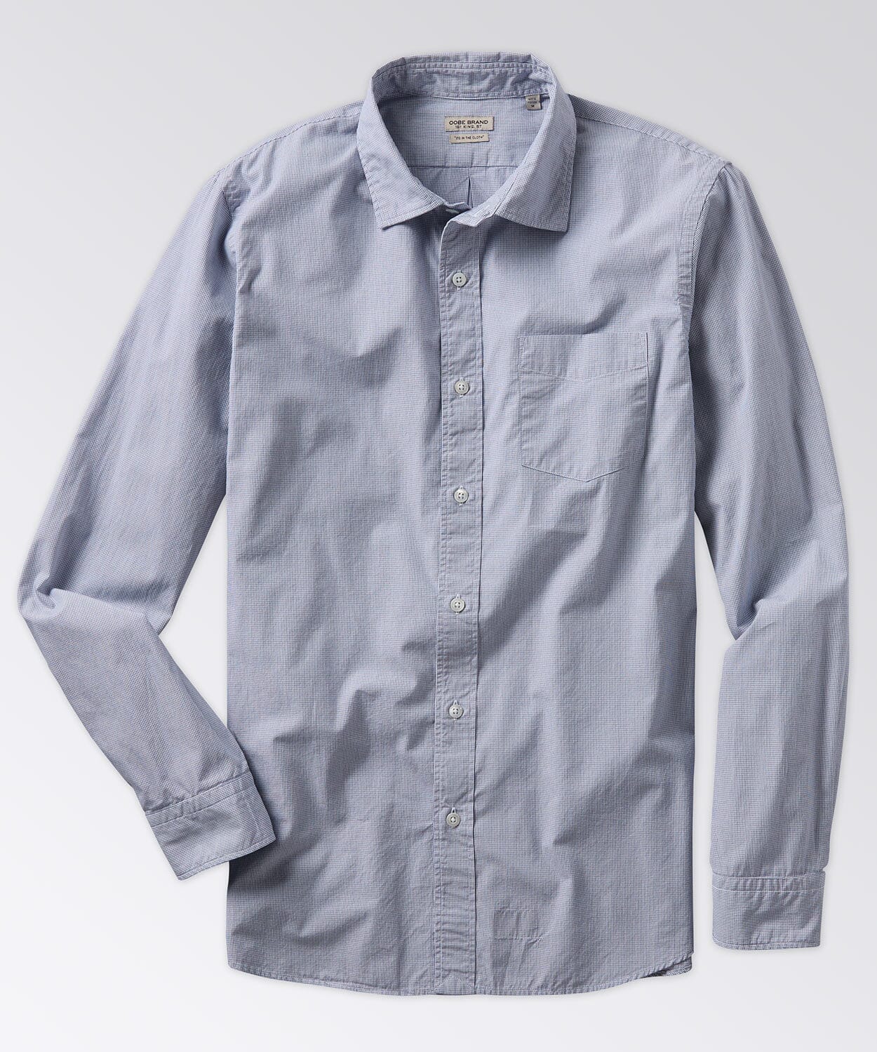 Excella Shirt Button Downs OOBE BRAND Navy White S 