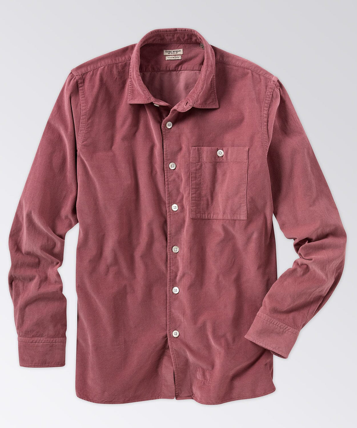 front of a button down shirt