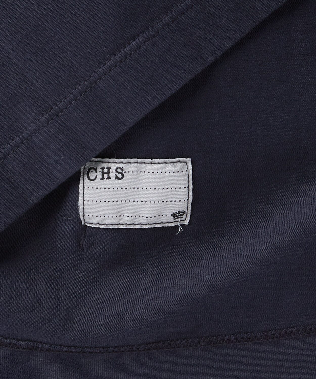 detail of a mens tee