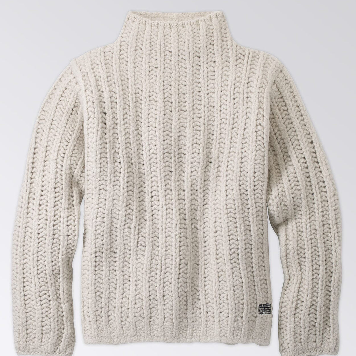 Mens Forde Mock Neck Cable Knit Sweater | OOBE BRAND