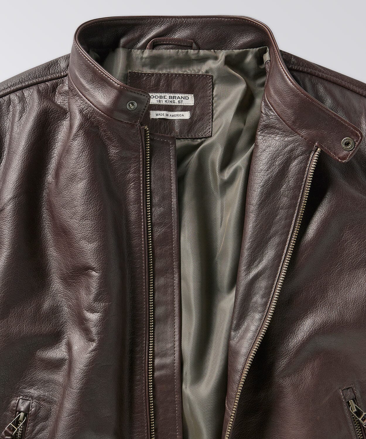 Leather Cafe Racer Jackets OOBE BRAND 