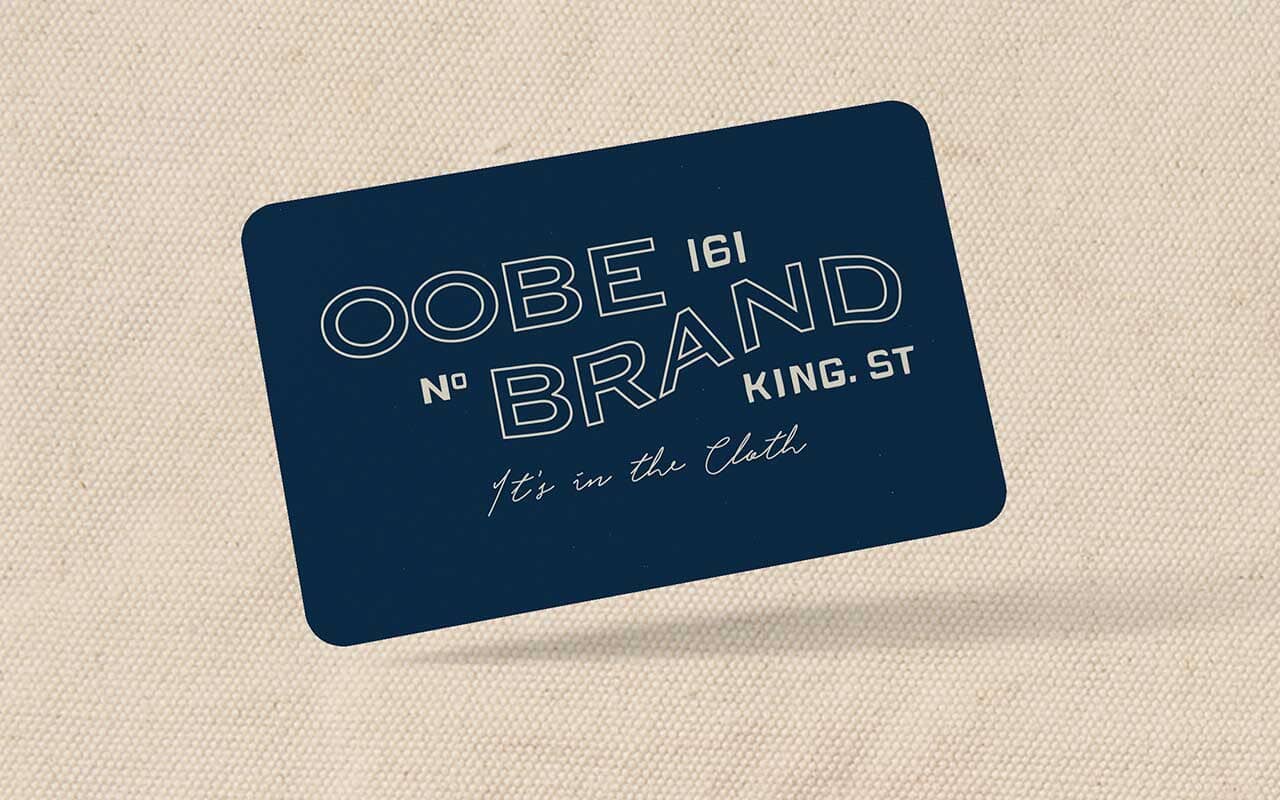 Gift Card Gift Cards OOBE BRAND 